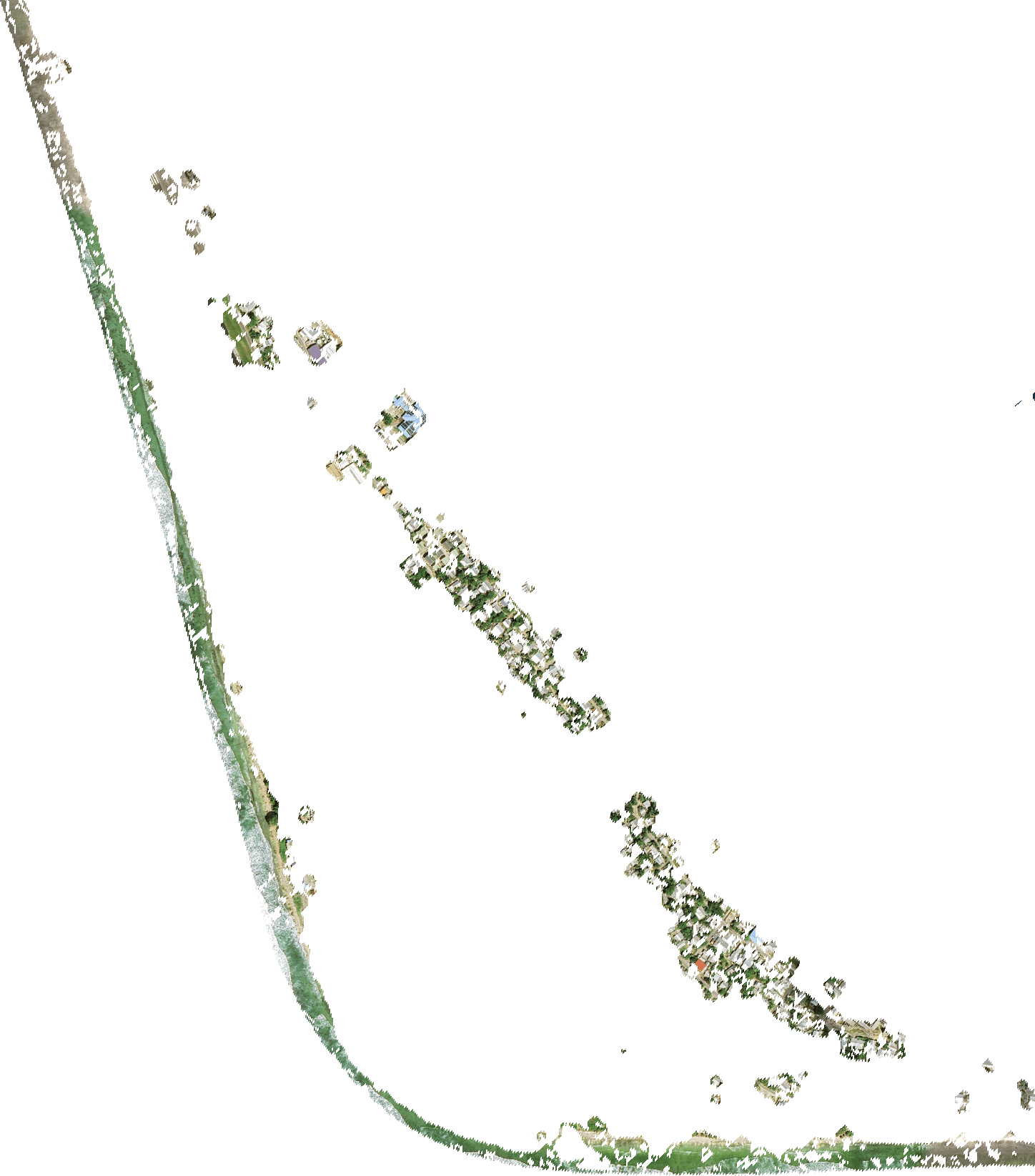 Funafuti the Capital City of Tuvalu at High Tide in 2100.